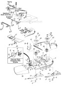 Page A Diagram and Parts List for 131659F 1991 MTD Lawn Tractor