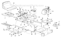 Page B Diagram and Parts List for 131659F 1991 MTD Lawn Tractor