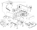 Page D Diagram and Parts List for 131704F 1991 MTD Lawn Tractor