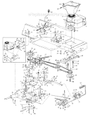 Page G Diagram and Parts List for 131704F 1991 MTD Lawn Tractor