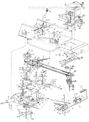 Page G Diagram and Parts List for 131734G 1991 MTD Lawn Tractor