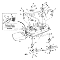 Page A Diagram and Parts List for 132-332D000 1992 MTD Lawn Tractor