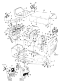 Page E Diagram and Parts List for 132-332D000 1992 MTD Lawn Tractor