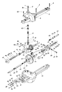 Page G Diagram and Parts List for 132-332D000 1992 MTD Lawn Tractor