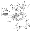 Page A Diagram and Parts List for 132-312D033 73527 -1992 MTD Lawn Tractor