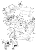 Page E Diagram and Parts List for 132-312D033 73527 -1992 MTD Lawn Tractor