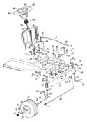 Page F Diagram and Parts List for 132-312D033 73527 -1992 MTD Lawn Tractor