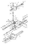 Page H Diagram and Parts List for 132-312D033 73527 -1992 MTD Lawn Tractor