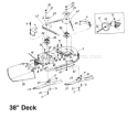 Page A Diagram and Parts List for 132-452F033 40374 -1992 MTD Lawn Tractor