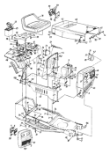 Page F Diagram and Parts List for 132-452F033 40374 -1992 MTD Lawn Tractor