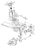Page G Diagram and Parts List for 132-452F033 40374 -1992 MTD Lawn Tractor