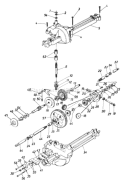 Page H Diagram and Parts List for 132-452F033 40374 -1992 MTD Lawn Tractor