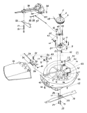 Page F Diagram and Parts List for 132-511-000 Deck B -1992 MTD Lawn Tractor
