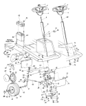 Page I Diagram and Parts List for 132-511-000 Deck B -1992 MTD Lawn Tractor