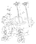 Page I Diagram and Parts List for 132-551-000 Deck C -1992 MTD Lawn Tractor