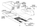Page E Diagram and Parts List for 132-511-000 w/32" or 38" Decks -1992 MTD Lawn Tractor