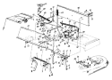 Page B Diagram and Parts List for 132-659G033 75528 -1992 MTD Lawn Tractor