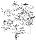 Page E Diagram and Parts List for 132-659G033 75528 -1992 MTD Lawn Tractor