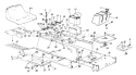Page H Diagram and Parts List for 132-659G033 75528 -1992 MTD Lawn Tractor