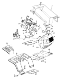 Page E Diagram and Parts List for 132-651F372 06-992804 -1992 MTD Lawn Tractor