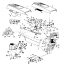 Page E Diagram and Parts List for 132-730-000 Style 6 -1992 MTD Lawn Tractor