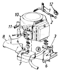 Page G Diagram and Parts List for 132-730-000 Style 0 -1992 MTD Lawn Tractor