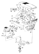 Page D Diagram and Parts List for 132-729G000 1992 MTD Lawn Tractor