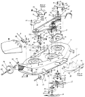 Page A Diagram and Parts List for 132-800H000 1992 MTD Lawn Tractor