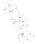 Part Location Diagram of 01001722P MTD Hour Meter