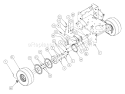 Page F Diagram and Parts List for 1332G 55AD210Q195 - 2001 MTD Lawn Mower