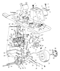 Page C Diagram and Parts List for 133B560B372 1993 MTD Lawn Tractor