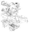 Page E Diagram and Parts List for 133B560B033 75526 -1993 MTD Lawn Tractor