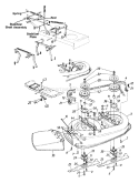 Page A Diagram and Parts List for 133C660E352 1993 MTD Lawn Tractor