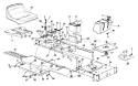 Page G Diagram and Parts List for 133E660F000 1993 MTD Lawn Tractor