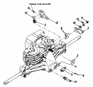 Transmission_Complete Diagram and Parts List for 133G699G000 1993 MTD Lawn Tractor