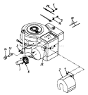 Page E Diagram and Parts List for 133I600F000 1993 MTD Lawn Tractor