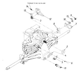 TransmissionComplete Diagram and Parts List for 133I600F054 481-228 MTD Lawn Tractor