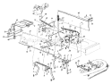 Page B Diagram and Parts List for 133M617G000 1993 MTD Lawn Tractor