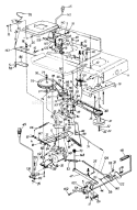 Page C Diagram and Parts List for 133M617G000 1993 MTD Lawn Tractor