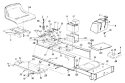 Page G Diagram and Parts List for 133M617G000 1993 MTD Lawn Tractor