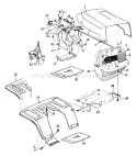 Page E Diagram and Parts List for 133M660G013 99686 -1993 MTD Lawn Tractor
