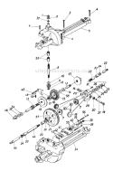 Page J Diagram and Parts List for 133P679H026 1993 MTD Lawn Tractor