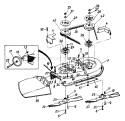 Page A Diagram and Parts List for 133L670F084 1993 MTD Lawn Tractor