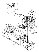 Page D Diagram and Parts List for 133M660G013 99686 -1993 MTD Lawn Tractor