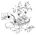 Page A Diagram and Parts List for 133M617G000 1993 MTD Lawn Tractor