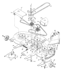Page A Diagram and Parts List for 133P679H000 1993 MTD Lawn Tractor