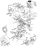 Part Location Diagram of 934-1788A MTD Hub Cap-yellow