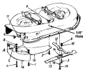Page E Diagram and Parts List for 134L660F136 1994 MTD Lawn Tractor