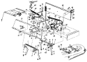 Page B Diagram and Parts List for 134L670G000 1994 MTD Lawn Tractor