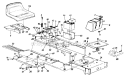Page F Diagram and Parts List for 134L670G000 1994 MTD Lawn Tractor